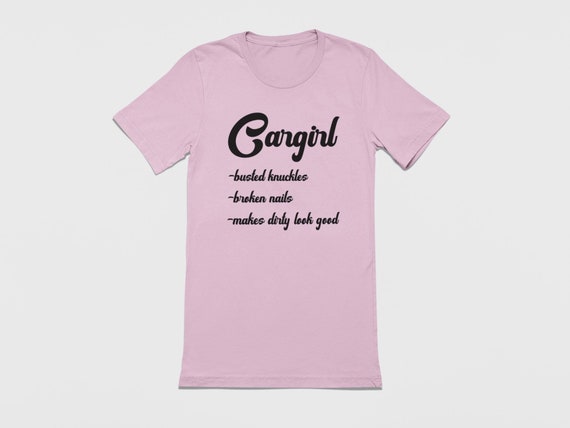 Car Girl Graphic Tee, Female Car Enthusiast Shirt, Lady Driven Tshirt