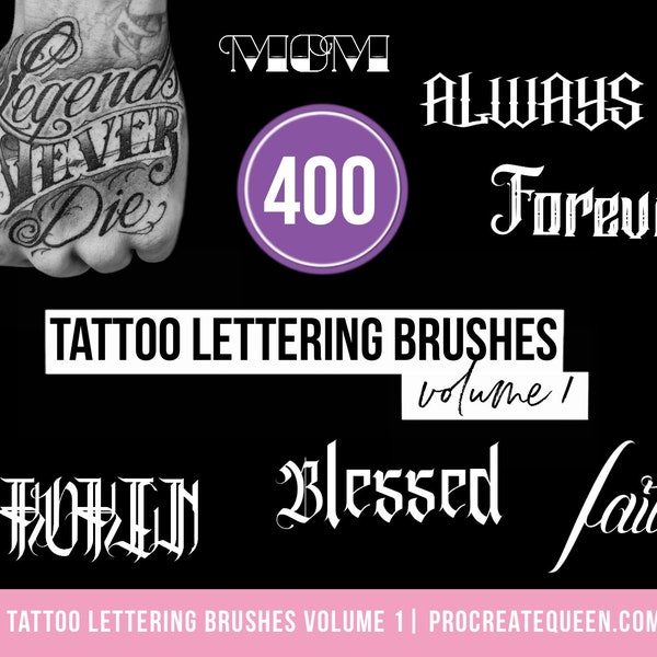 Tattoo Lettering - Etsy