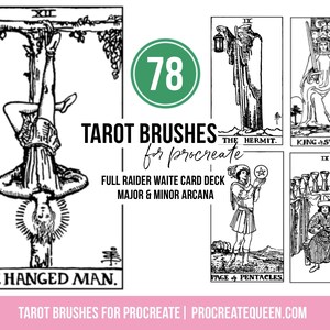 Tarotborstels, Tarotkaartendek, Rider Waite, Tarot-borstels