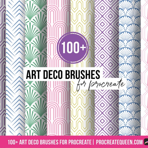 Art deco pattern, procreate pattern brushes, Art Deco brushes, 1920s brushes, great Gatsby brushes, Gatsby brushes, procreate brushes