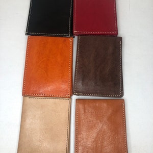 Handmade genuine leather credit cards wallet