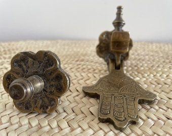 Handmade Moroccan door knocker made of brass
