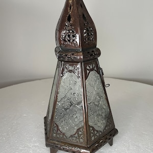 Handmade Moroccan lantern, lamp for ceiling or floor indoor or outdoor