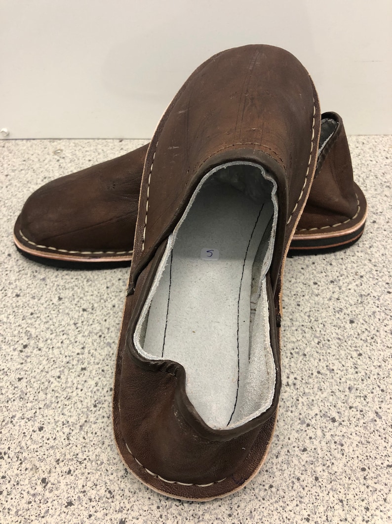 Genuine Moroccan leather slippers image 3