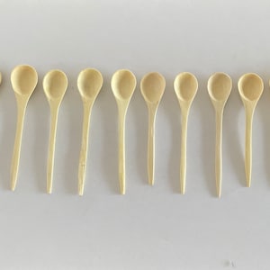 Dozen of Handmade Moroccan Lemon wood espresso & spices spoons