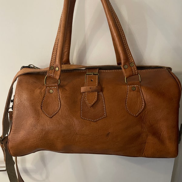 Genuine leather Weekend bag