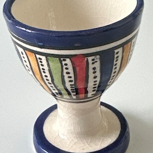 Handmade Moroccan Ceramic Egg Holder