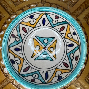 Stoviglie in ceramica Fes Fez marocchine dipinte a mano 13 cm 7cm di altezza