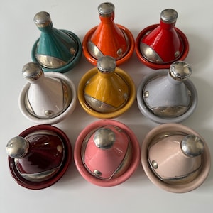 Handmade Moroccan Ceramic condiments Tagine