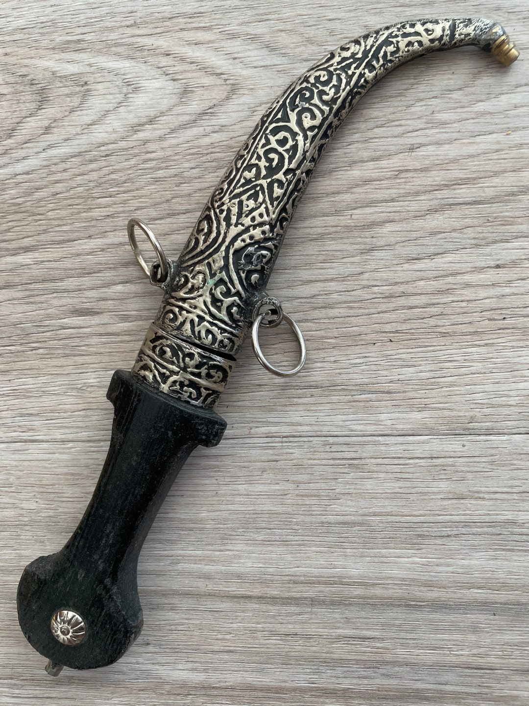 ハンドメイド モロッコナイフ モロッコ製ヴィンテージナイフ 約50年前の骨董品 Handmade Handcrafted Moroccan Vintage Knife - Etsy