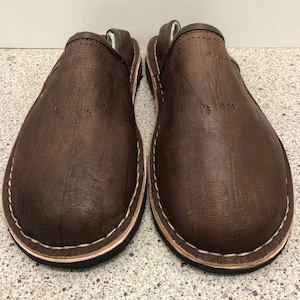 Genuine Moroccan leather slippers