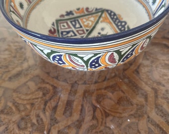 Handmade handcrafted Moroccan ceramic bowls