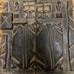 Handmade Vintage Antique Moroccan Door