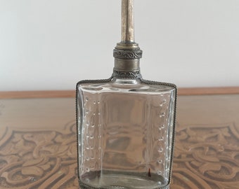 Handmade Moroccan perfume bottle made from recycled glassVary in shape and size, please message before purchase