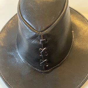 Handmade Genuine Organic Leather Hat