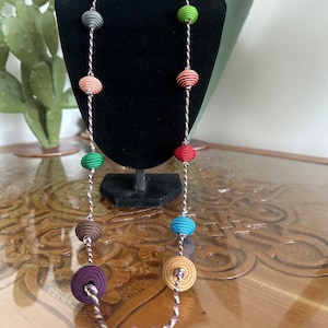 Handmade Moroccan Multi colour necklace