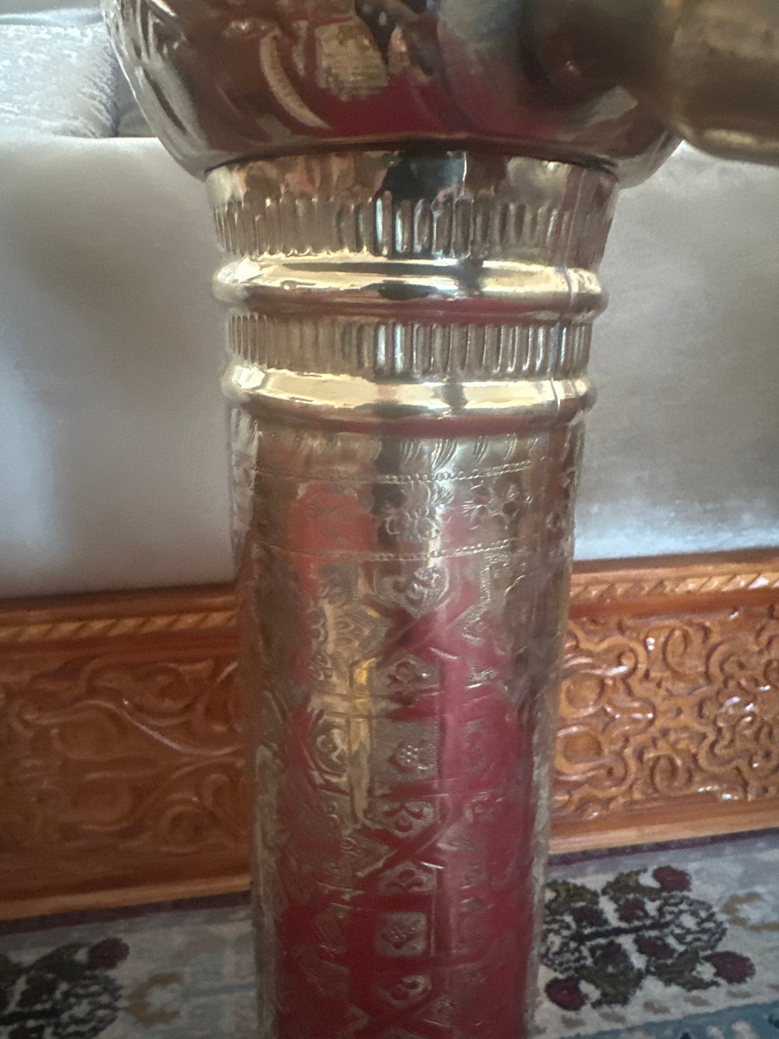 Moroccan Brass Hand-Washing Set with Traditional Tass Basin — view 3