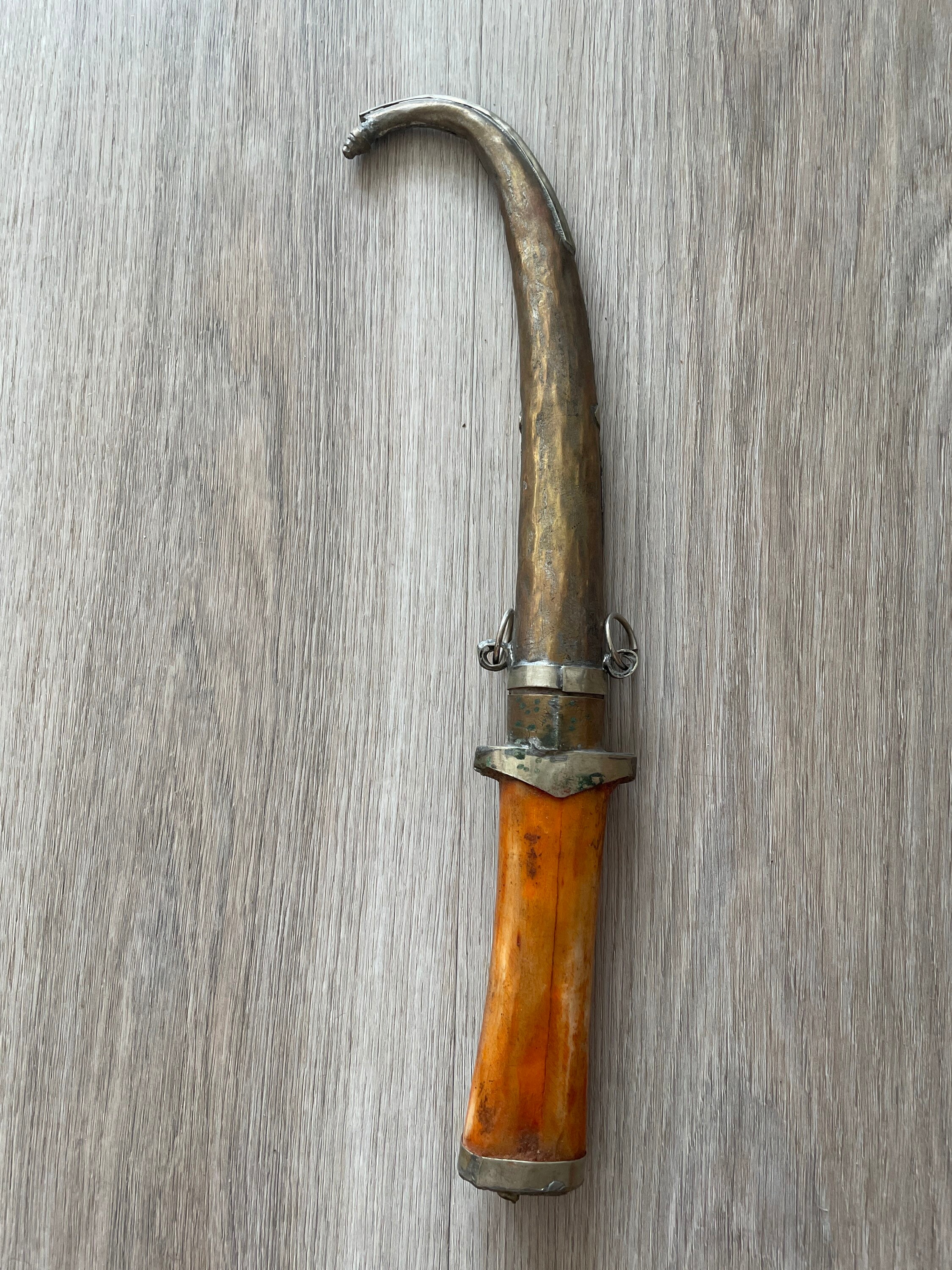 ハンドメイド モロッコナイフ モロッコ製ヴィンテージナイフ 約50年前の骨董品 ハンドメイド モロッコナイフ モロッコ製ヴィンテージナイフ 約50年前