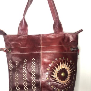 Genuine Moroccan leather bag