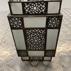 Handmade Moroccan lanterns, lamp for ceiling or floor 30 cm height, 18 cm wide