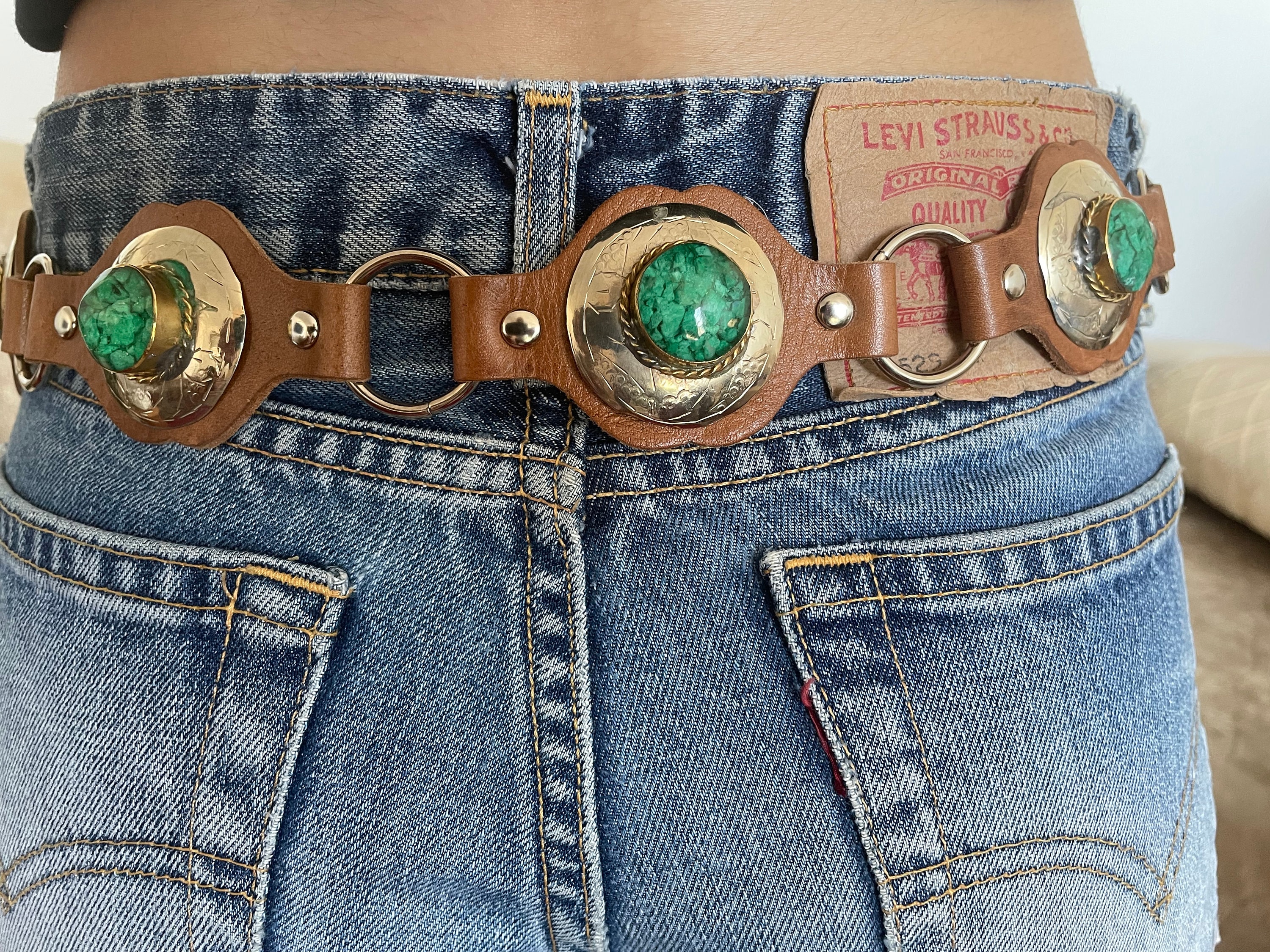 Handmade Moroccan Organic Leather Belt - Etsy