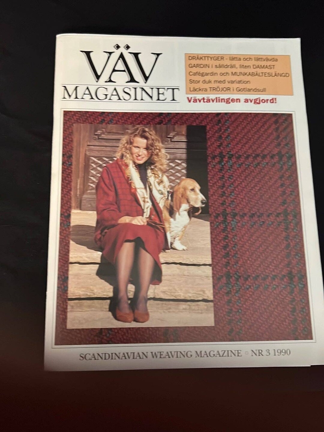 VAV SCANDINAVIAN Weaving Magazine 3 1990 With Etsy
