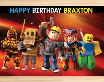 Background Roblox Birthday Backdrop