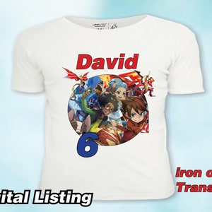 Bakugan Shirt, Bakugan Birthday Party Shirt,   Bakugan personalized T-shirt, Bakugan  T-Shirt, Bakugan Birthday -Printable