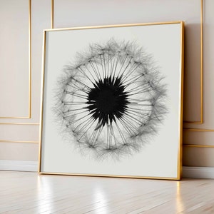 Dandelion Photographic Art Square Digital Print