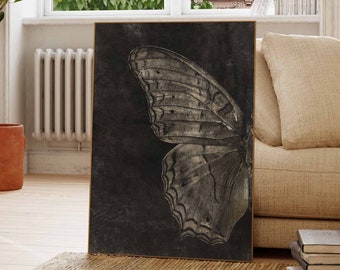 Large Gothic Butterfly Wall Art Print