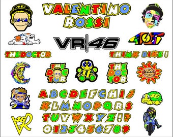 Valentino Rossi The Doctor Font