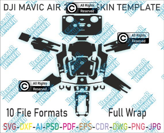 Download Dji Mavic Air 2 Drone Controller Skin Wrap Decal Sticker Cut Etsy