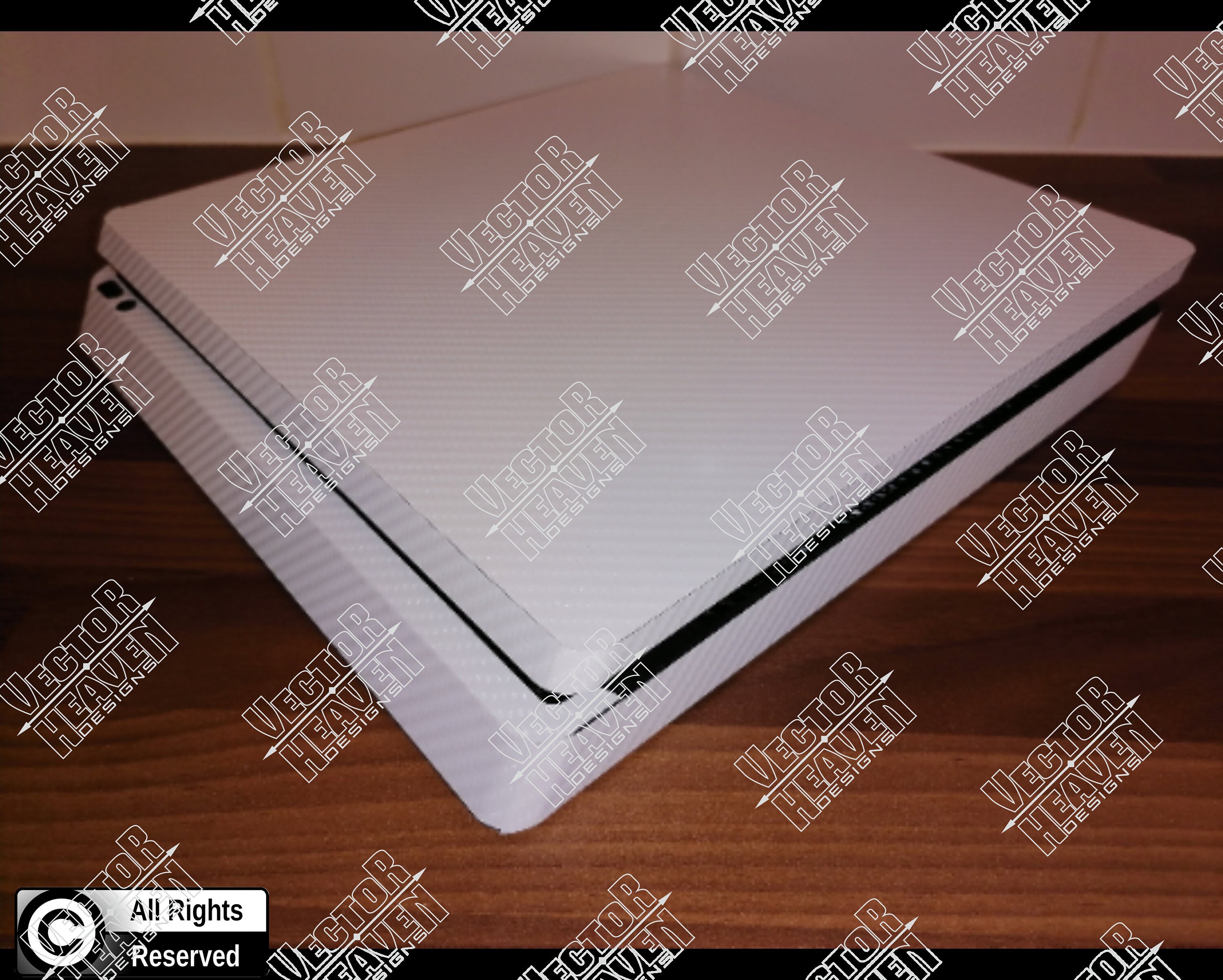 PS4 Slim Playstation 4 Console Skin Device Template File SVG Etsy