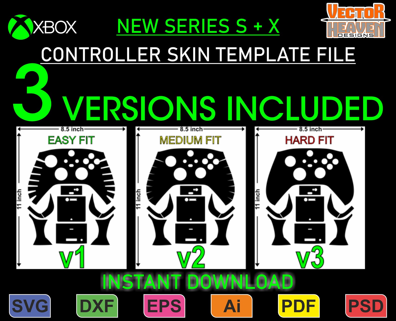 new 2020 xbox series s x controller skin template file svg etsy