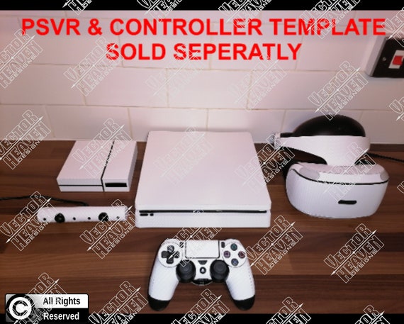 Download Ps4 Slim Playstation 4 Console Skin Device Template File Svg Etsy