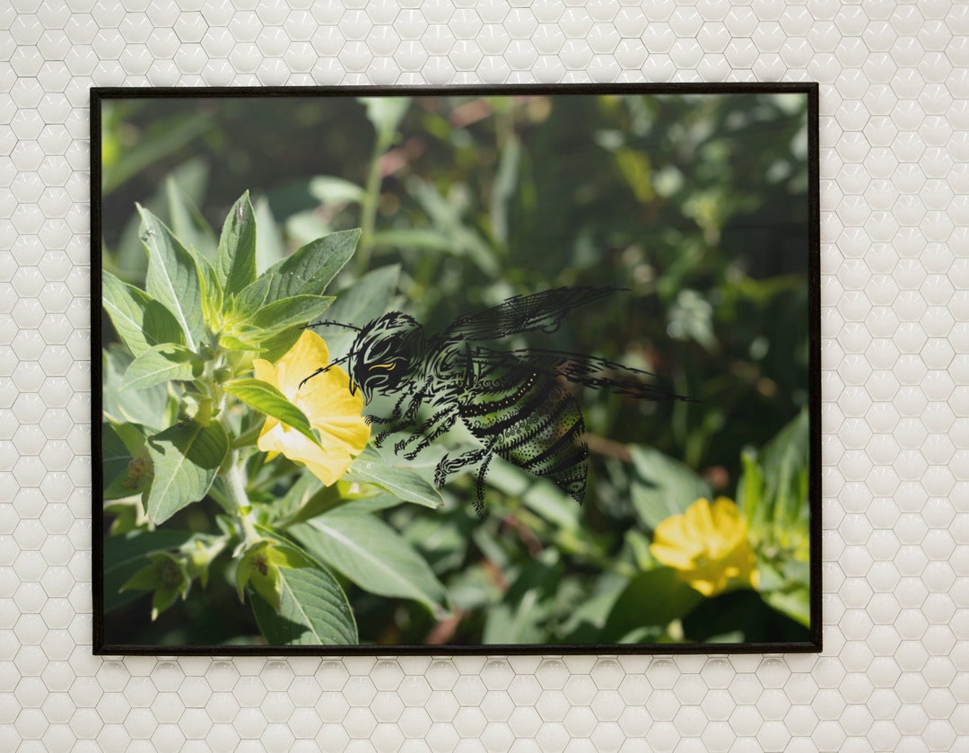 Bee Happy! Signed Print - Etsy