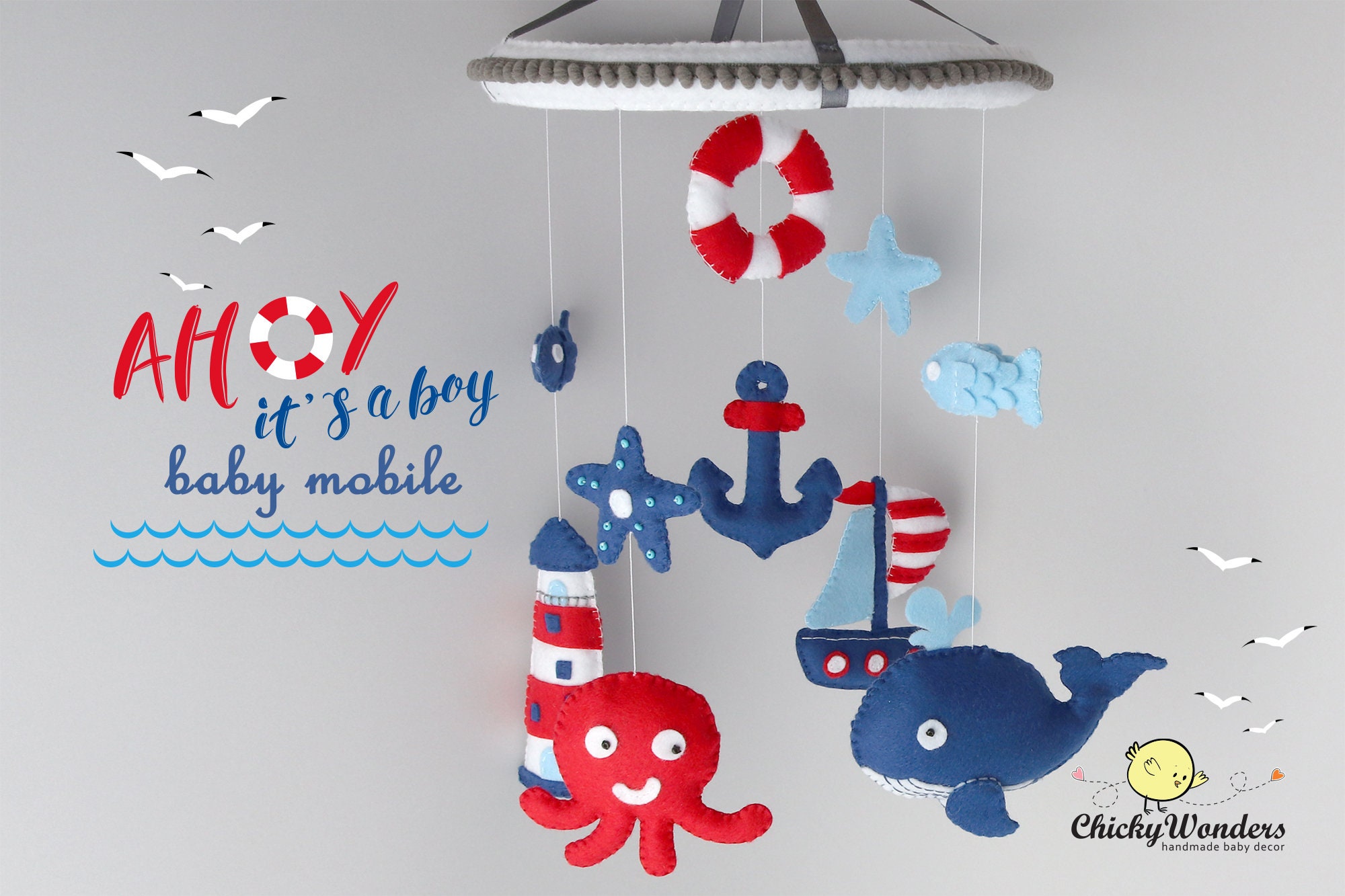 sailboat mobile for crib