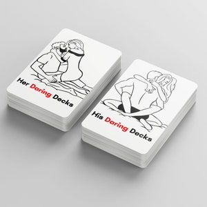 Couple Romantic Card Game Game Deck Talk Or Flirt Or Dare Cards 3 Games  Cards Deck Lovely Gift For Couples Adult Sex Game