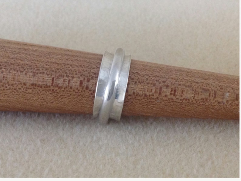 Sterling Silver Ring Hammered ring Thumb Ring Spinner Ring Fidget Ring Worry Ring Sterling Silver 925