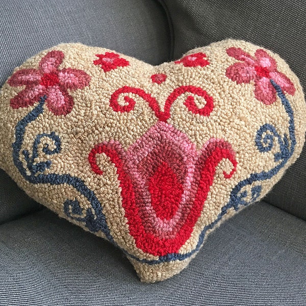 Punch Needle Pillow Etsy UK