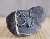 Miyuki pearl woven earrings