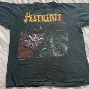 PESTILENCE 1993 Vintage Shirt Spheres / Death Metal