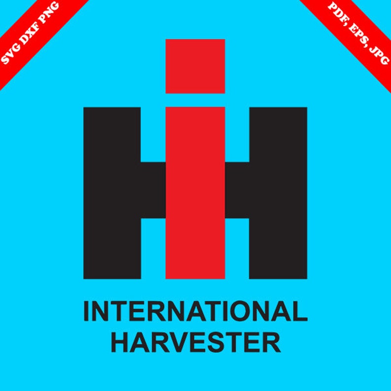 International Harvester Logo SVG svg png jpg eps pdf Etsy