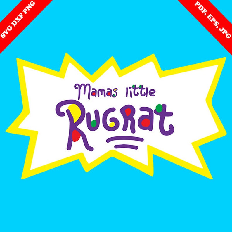Download Mamas Little Rugrats SVG png jpg eps pdf dxf for Cricut | Etsy