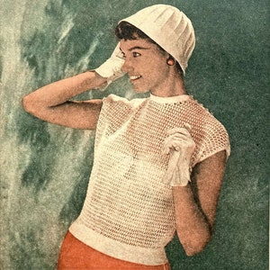 FREUNDIN DER FRAU Vintage Nähzeitschrift Modezeitschrift Modeheft mit Schnittmusterbogen - Juli 1956