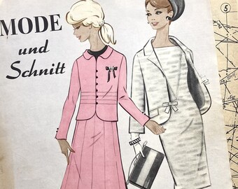 MODE UND SCHNITT - Vintage Nähzeitschrift Modezeitschrift Modemagazin mit Schnittmusterbögen  - Heft 093 von 1967