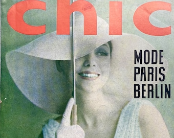 CHIC Vintage Modezeitschrift Modemagazin - Heft Nr. 3 - März 1960