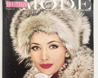 CONSTANZE MODEHEFT Vintage Modezeitschrift Modemagazin -  Herbst/Winter 1959/60