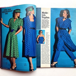 BURDA MODEN Vintage Modezeitschrift Modemagazin mit Schnittmustern Heft 3/ März 1979 image 4