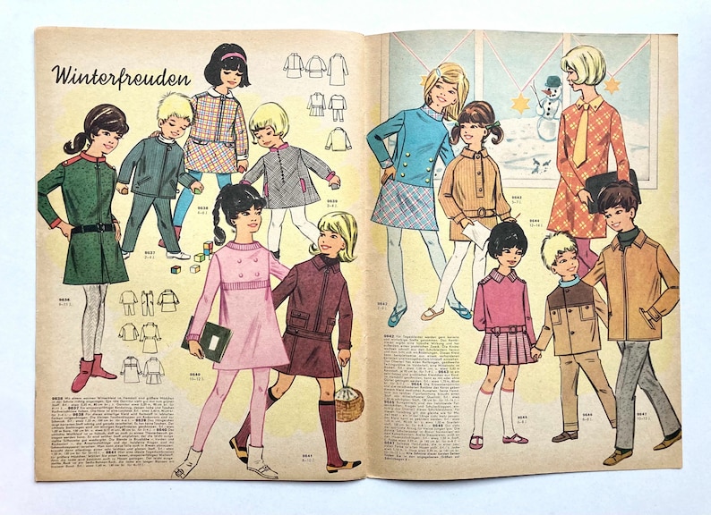 MODE UND SCHNITT Vintage Nähzeitschrift Modezeitschrift Modemagazin mit Schnittmusterbögen Heft 096 Herbst/Winter 1967 image 7